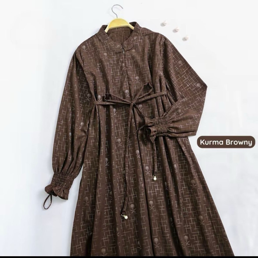 Abaya Emboss Palm Wolfis Premium