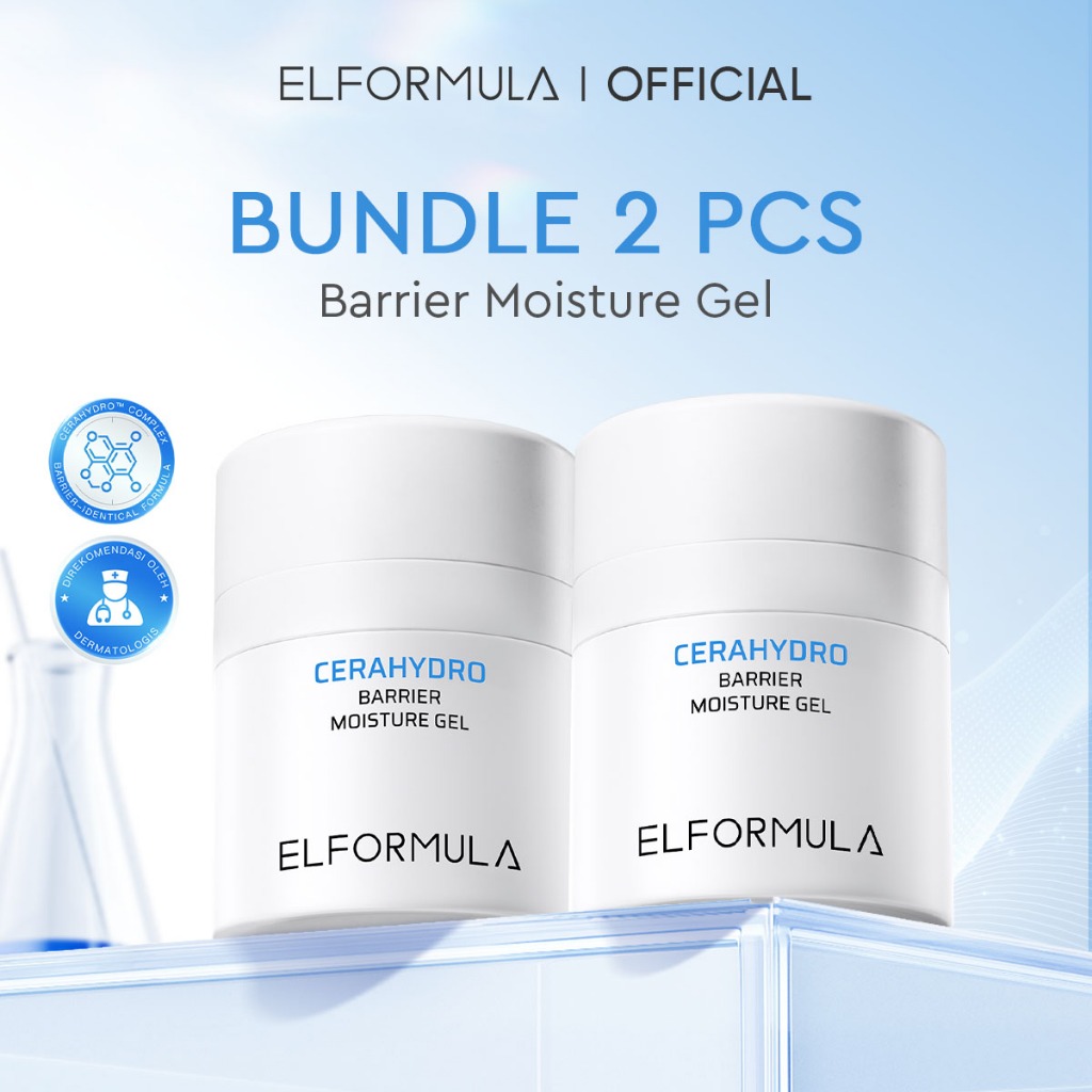 ELFORMULA Bundle 2pcs Intensive CeraHydro Barrier Repair Moisture Gel - Moisturizer Calming Pelembab