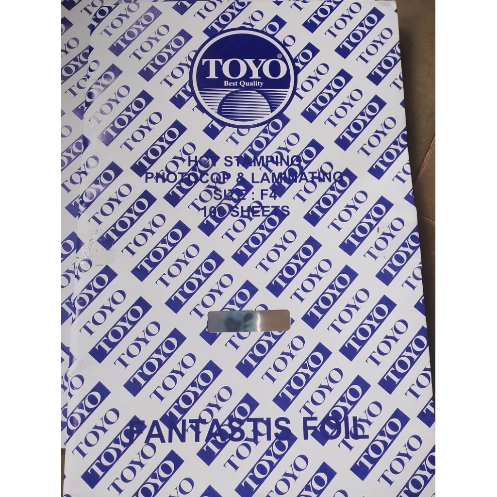 Kertas Foil / Hot Stampling Foil warna emas dan silver