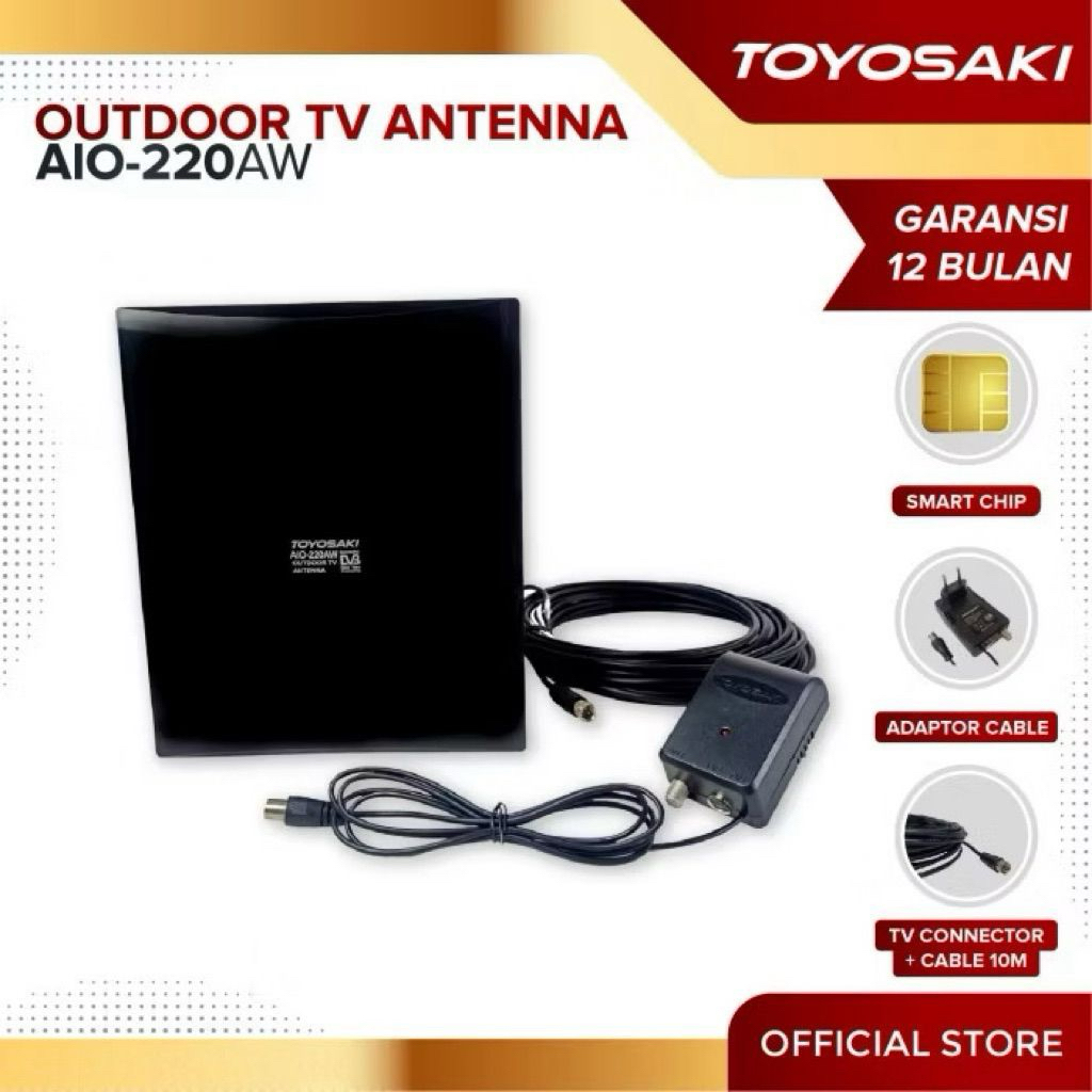 TOYOSAKI ANTENA TV DIGITAL INDOOR OUTDOOR