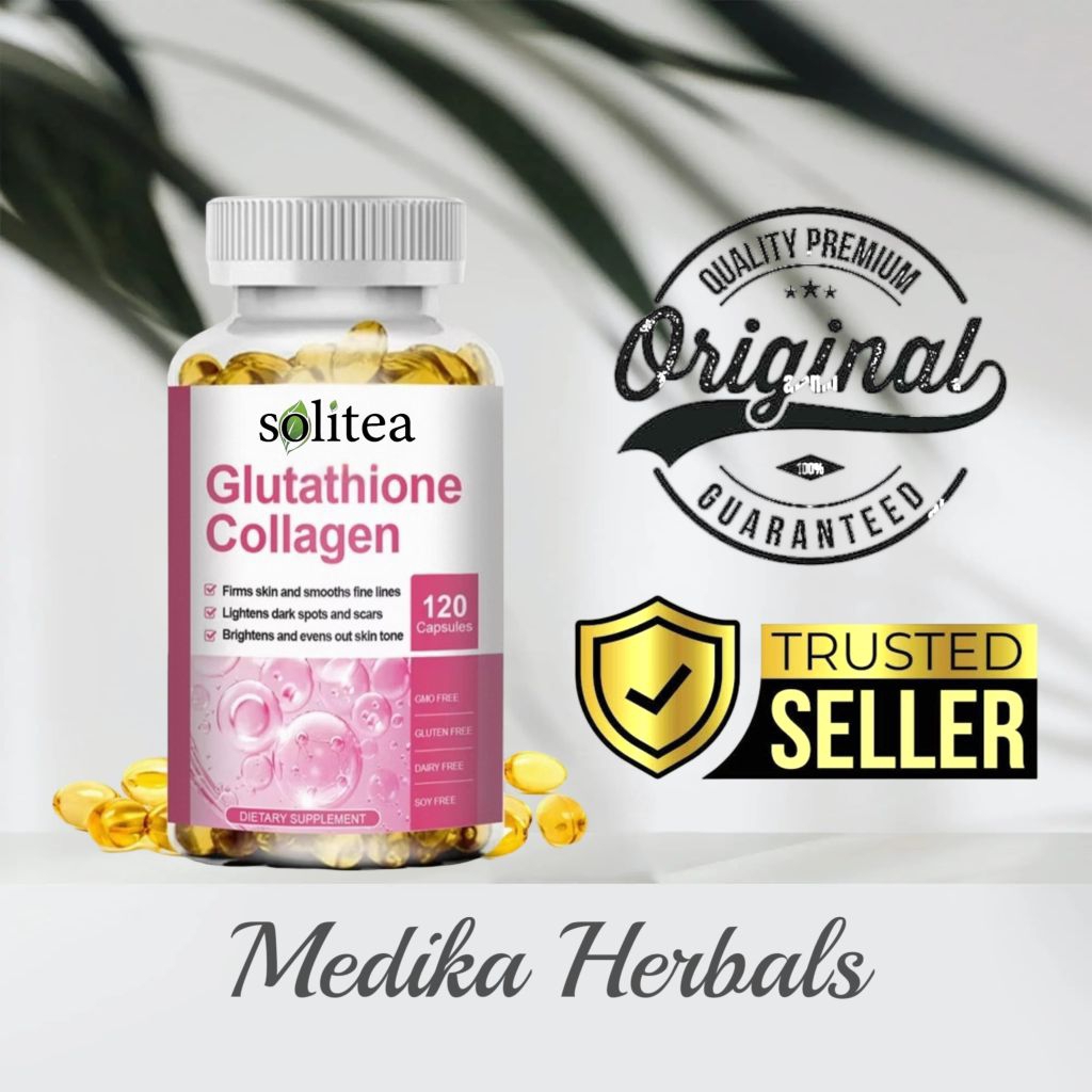 Promo COD GLUTATHIONE COLLAGEN Capsule Whitening Skin Anti Aging Penuaan Dini Mencerahkan Kulit Menj