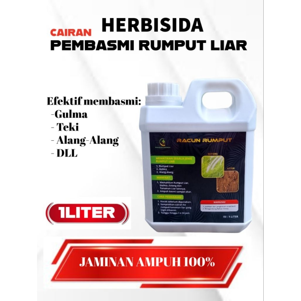 PEMBASMI RUMPUT || RACUN RUMPUT LIAR AMPUH 100%