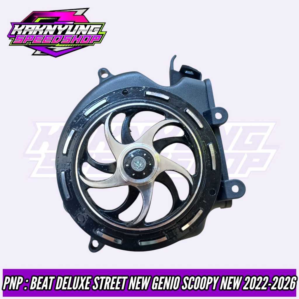 Tutup Kipas Beat Deluxe Sporty Cbs ISS 2022-2026 Set Spinner Sabit CNC Pnp Beat Deluxe New Smart Key