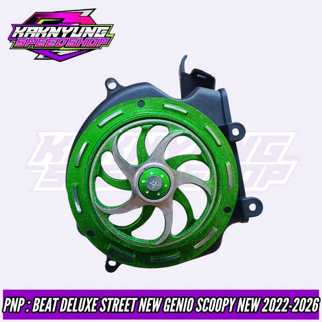 Tutup Kipas Beat Deluxe Standard 2022-2026 Set Spinner Sabit CNC Pnp Beat sporty Street Deluxe Cbs I