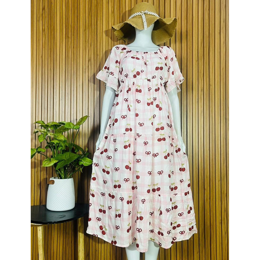 Aulia Dress Wanita Big Size LD 120 | Dress Rayon Premium Adem Nyaman Jumbo