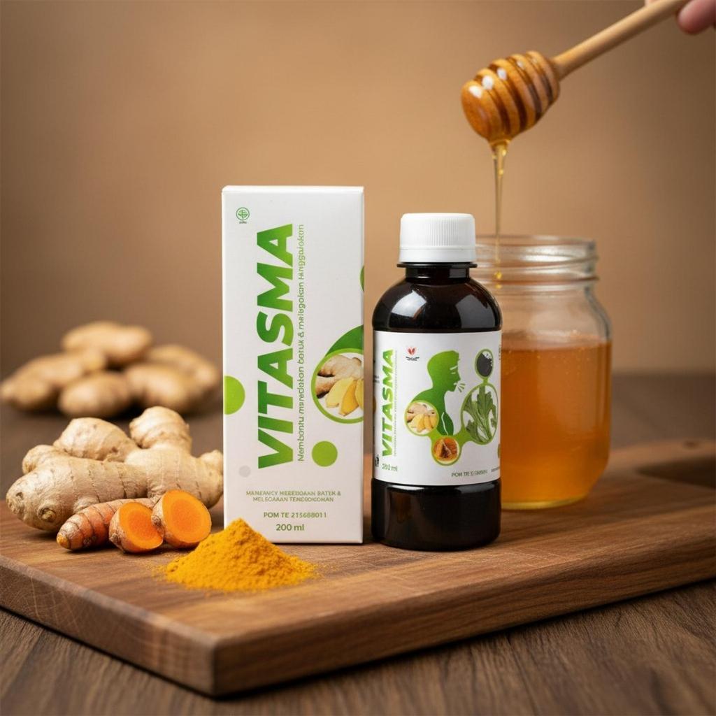 VITASMA Ampuh Atasi Asma, Obat Batuk, Meredakan Sesak Nafas