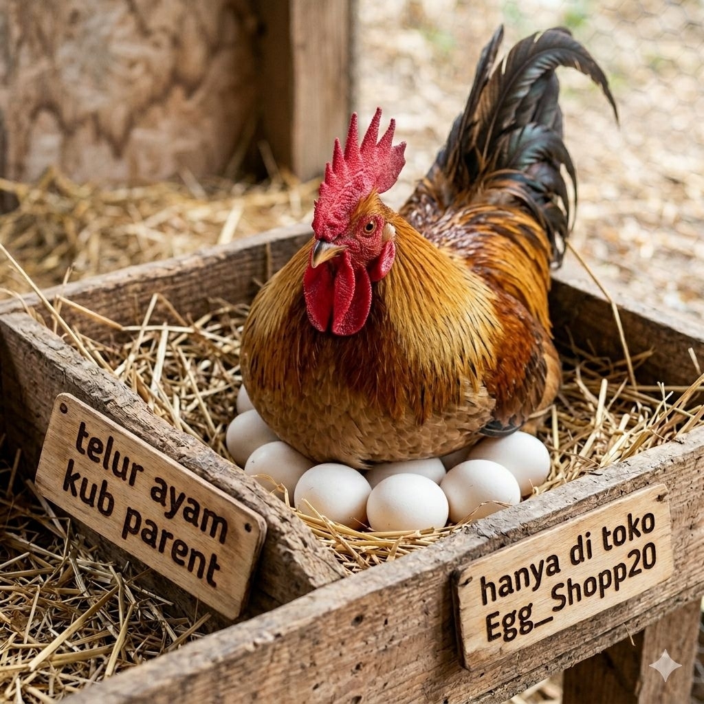 TELUR AYAM KUB PARENT STOK INDUKAN JUMBO UNTUK DITETASKAN Egg_shopp20