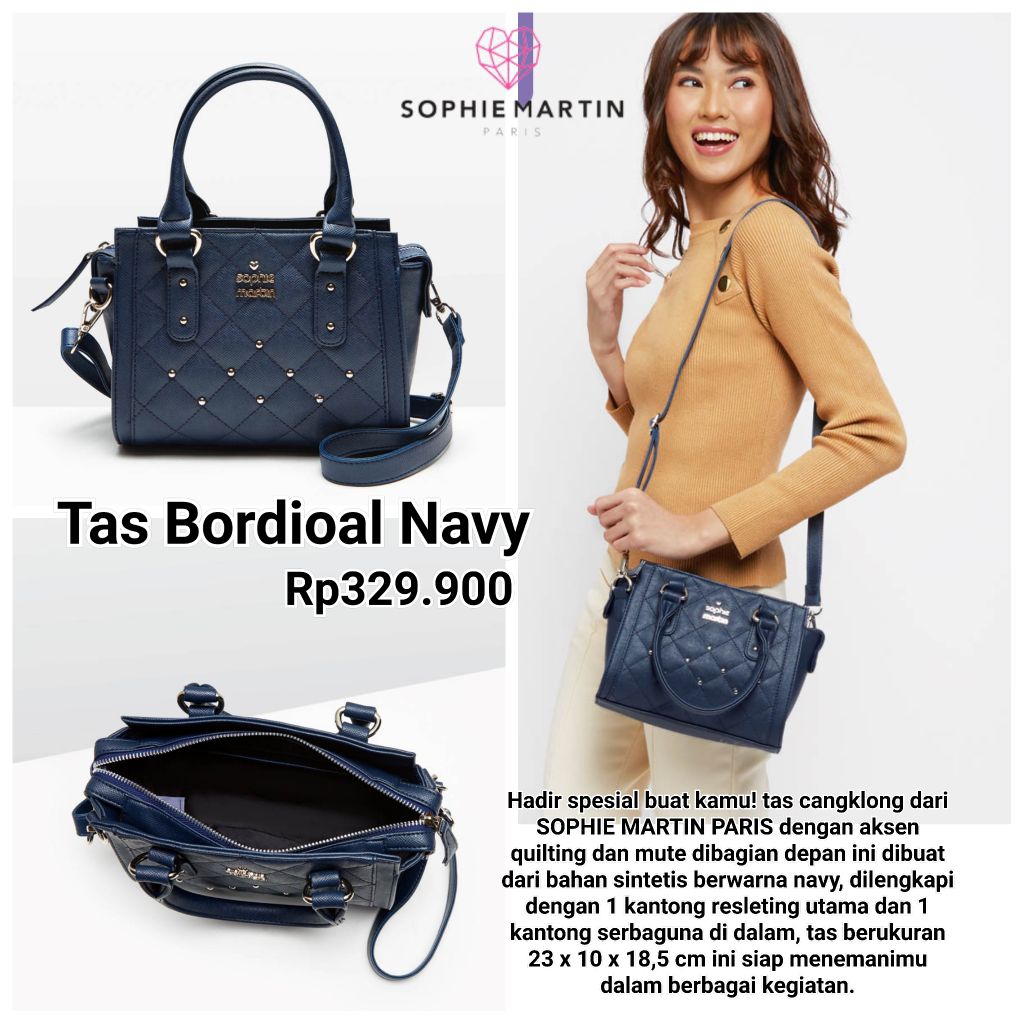 Tas Bordiola Navy Sophie Martin