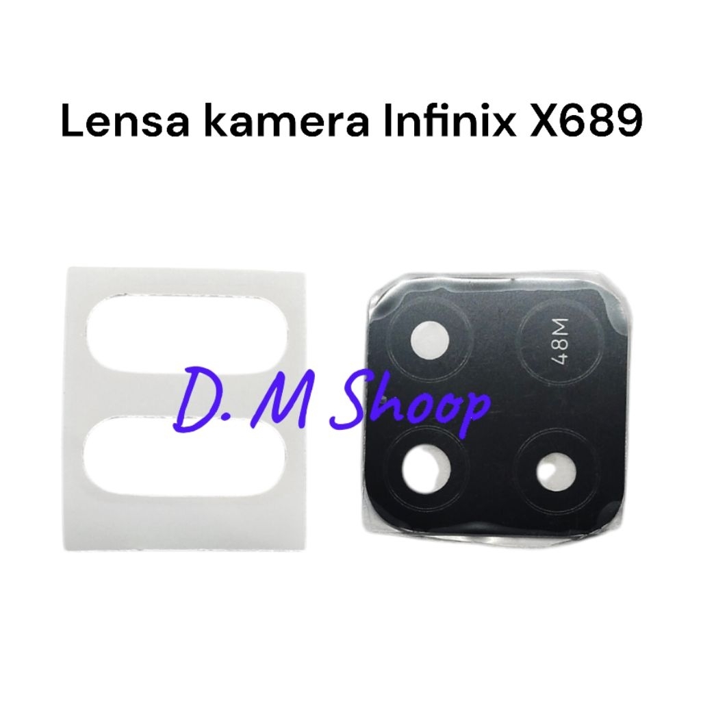 Infinix Hot 10S X689 Lensa Kamera Belakang + Kaca Kamera Infinix Hot 10S Set