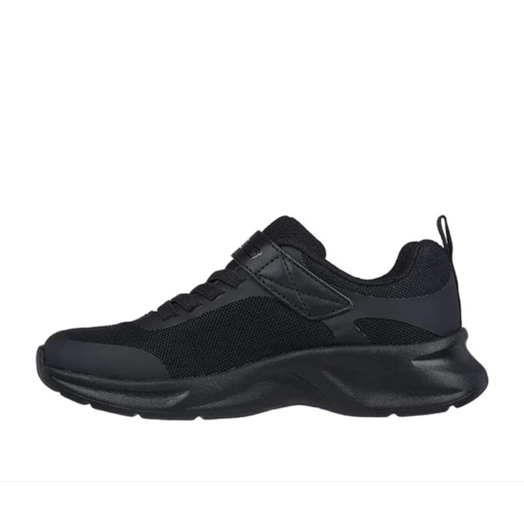 Skechers Dynamatic Full Black Sepatu Anak Hitam Polos
