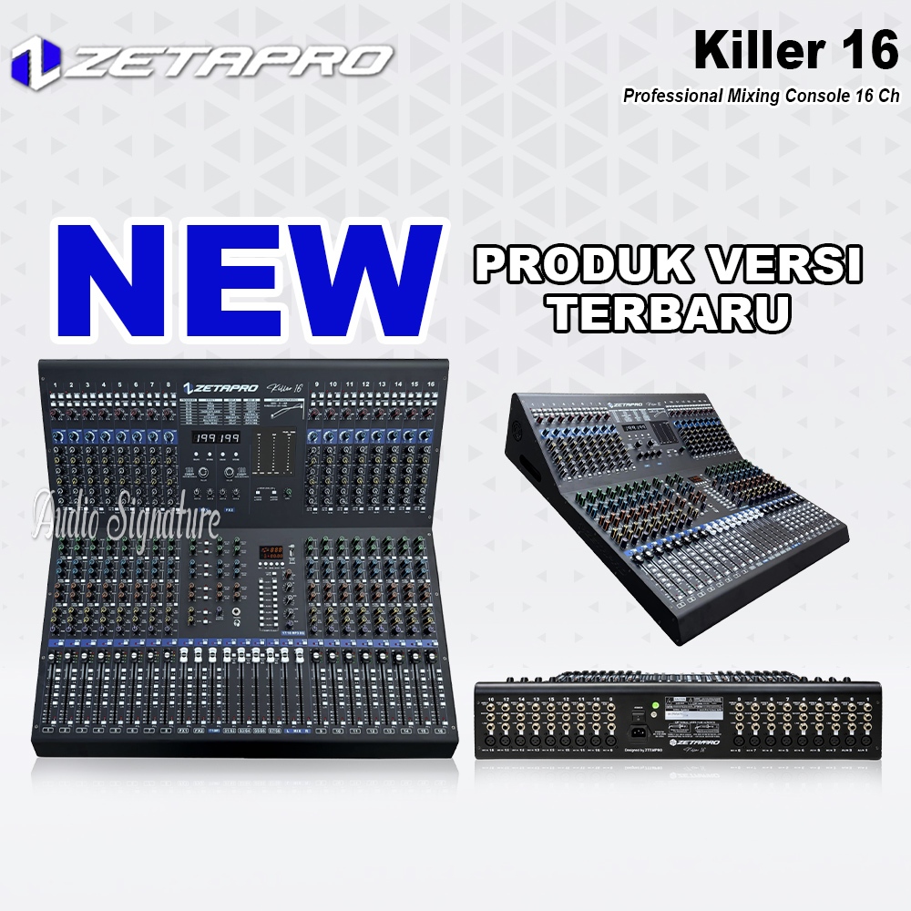 Mixer 16 Channel ZETAPRO KILLER 16 / KILLER16 Original