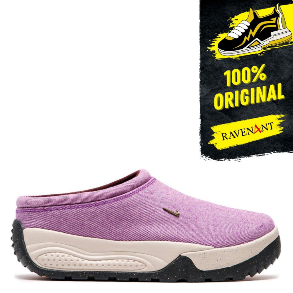 NIKE ACG Rufus Bold Berry Pink Foam ORIGINAL - Sepatu Slip On Mules Pria/Wanita
