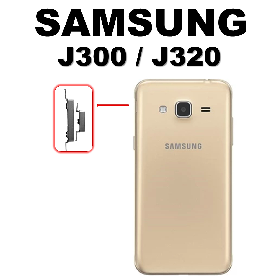 TOMBOL LUAR ON / OFF + VOLUME SAMSUNG J300 / J320 ORIGINAL 100%