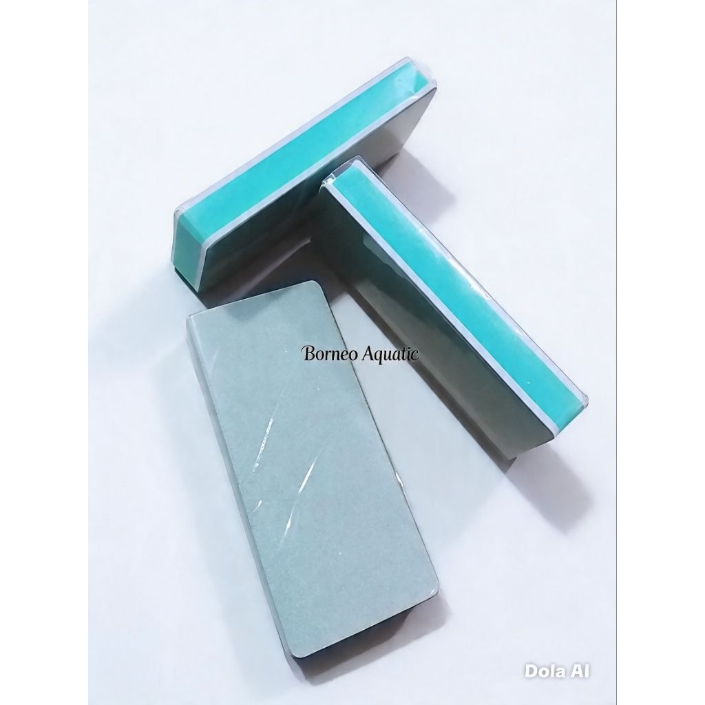 Magic sponge (spons melamin) // Pembersih kerak kaca dan lumut pada aquarium