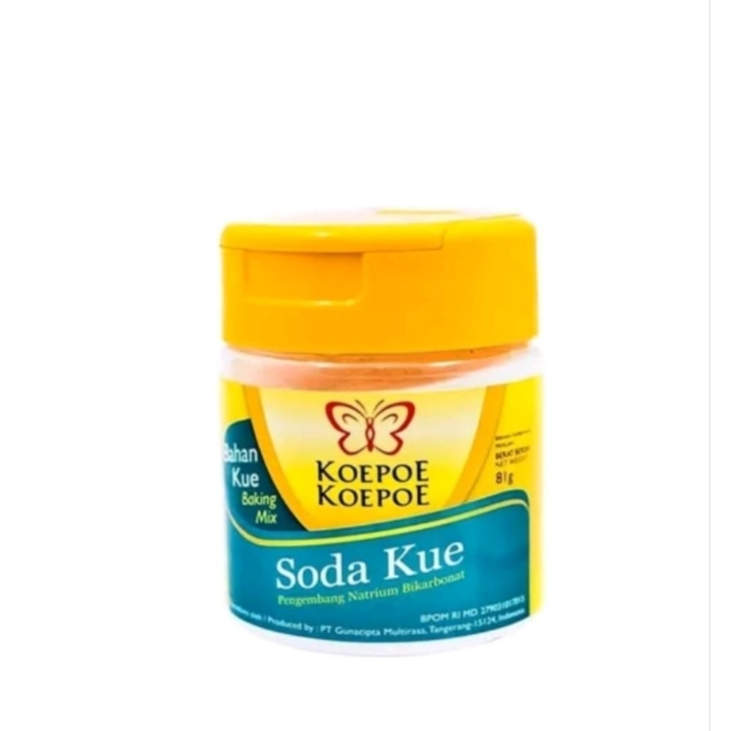 Koepoe soda kue dan baking powder