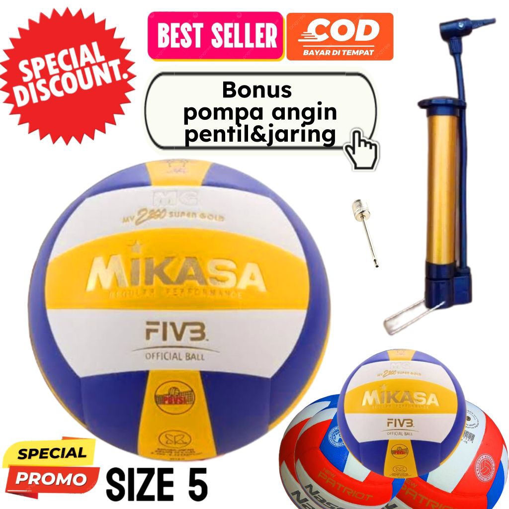 Bola voli MV 2200 SUPER GOLD ORIGINAL bola voli original import