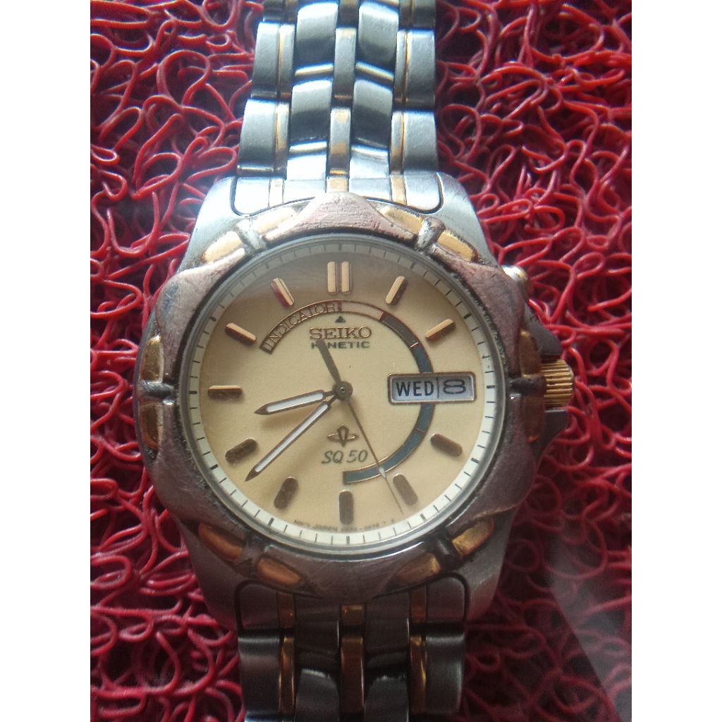 Jam tangan SEIKO Kinetic SQ50 5M43-0A50