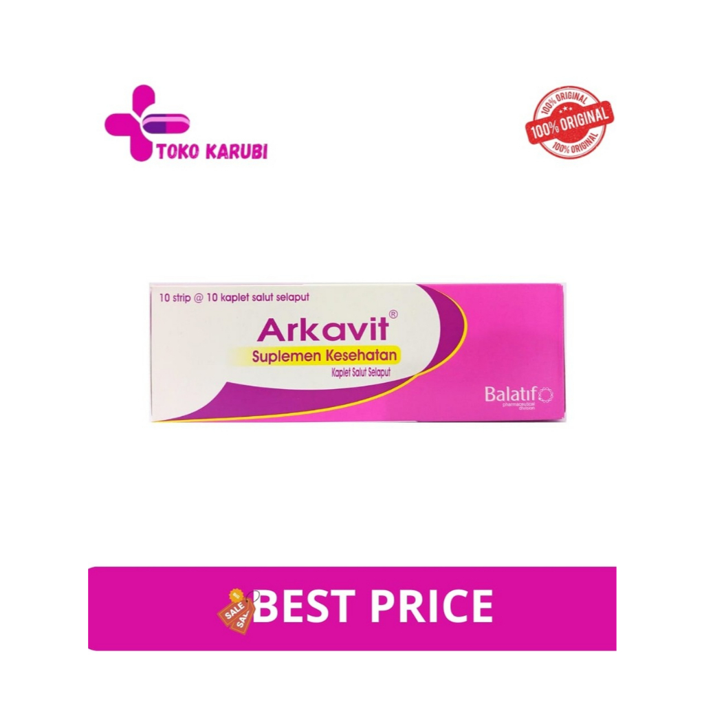 ARKAVIT SUPLEMEN KESEHATAN BOX 100 KAPSUL