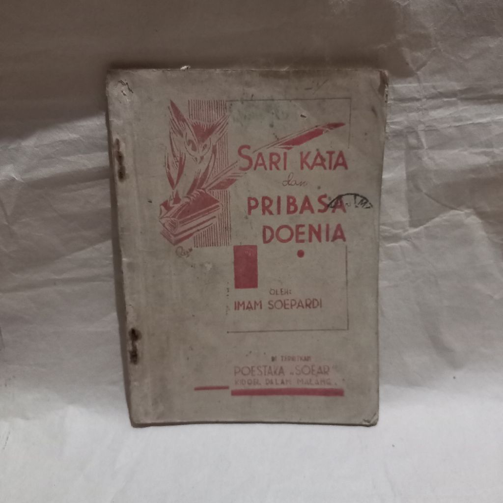 buku sari kata dan pribasa doenia oleh imam soepardi