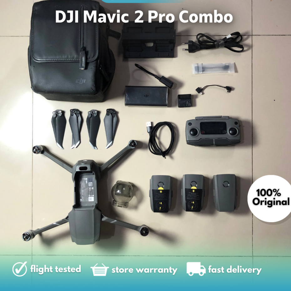 Drone DJI Mavic 2 Pro Fly More Combo (Drone Second Flagship Hasselblad Kamera 4K)