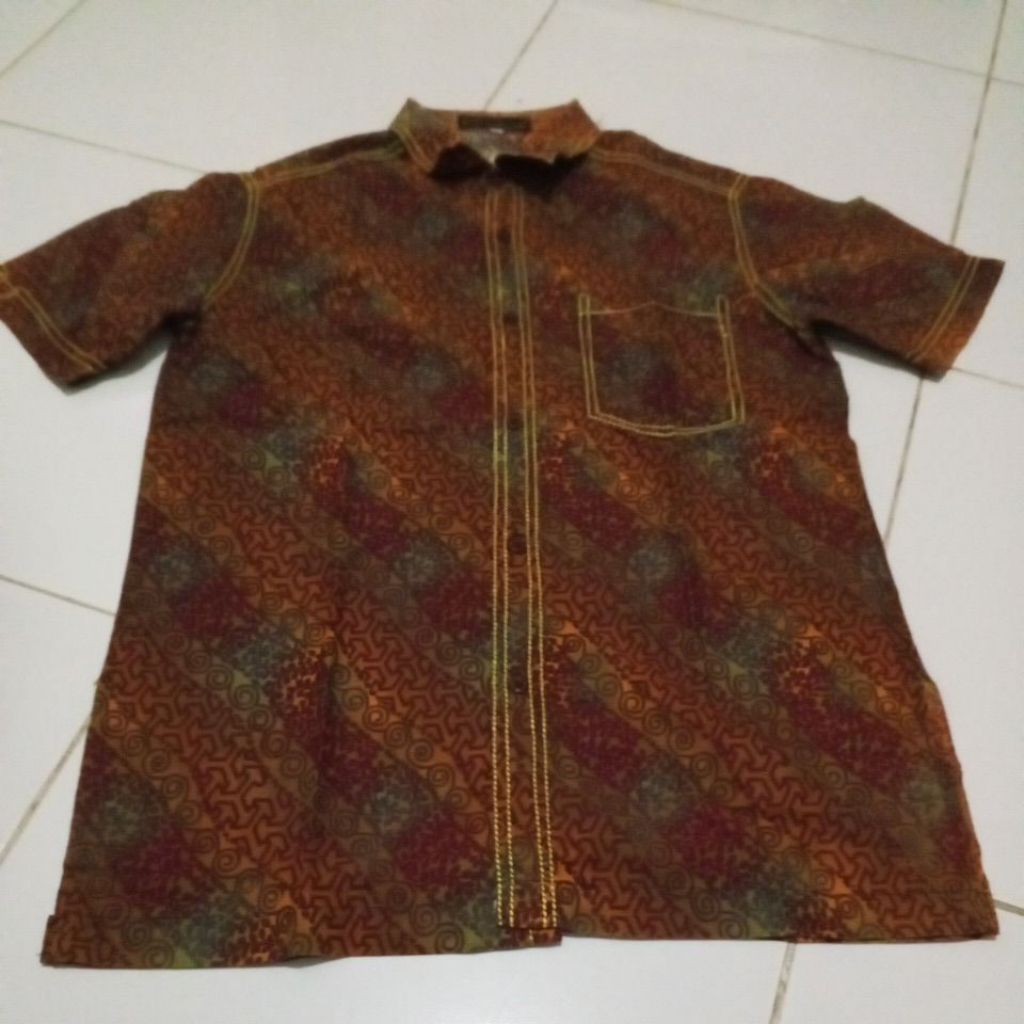 kemeja batik pria Arjuna weda branded preloved