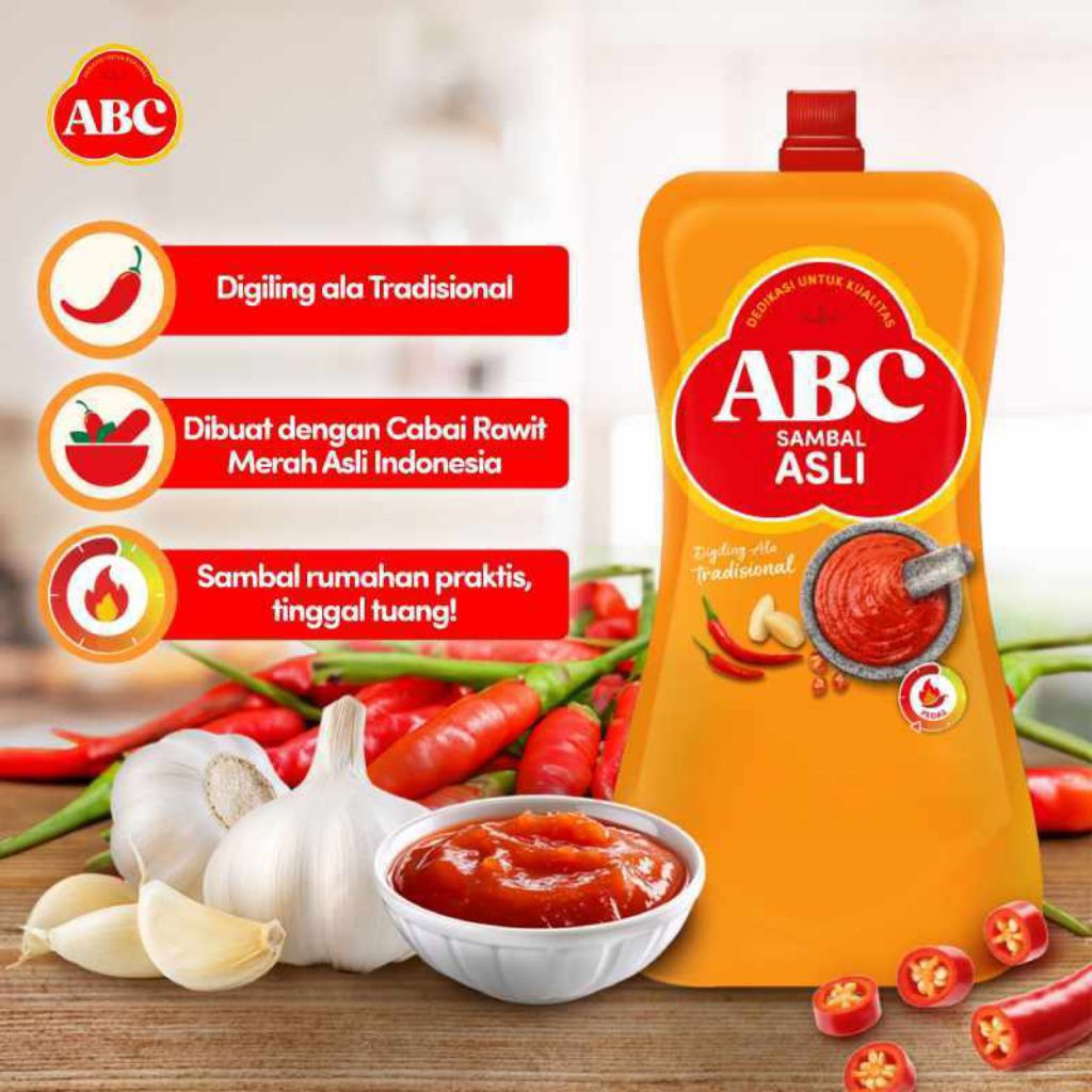 ABC Saus Asli 380Gr Pouch