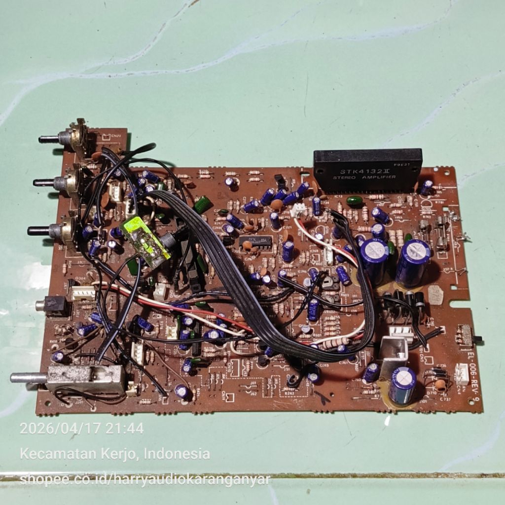 Amplifier IC STK 4132 + Tone Control – Ori Lepasan Belum Ditest