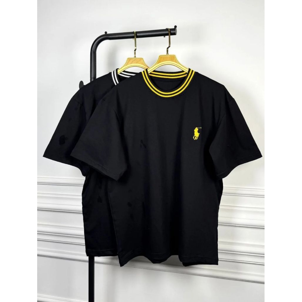 Kaos Knit Oversize Jumbo Big Size XXXL - Bordir Polo Premium Adem Import Pria Wanita