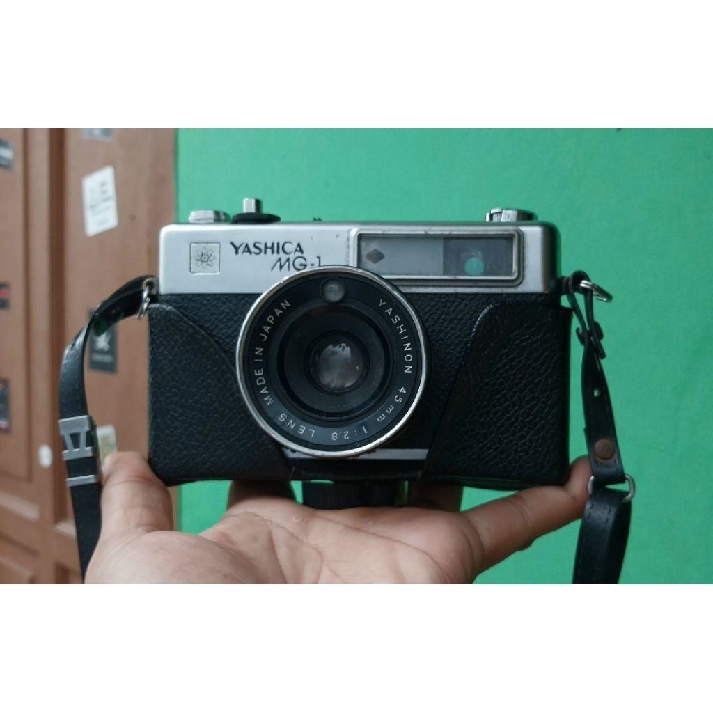 kamera yashica MG-1 belum tes