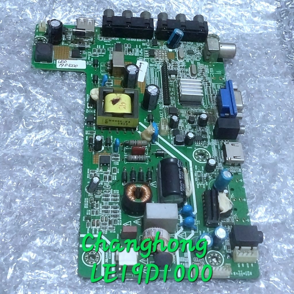 MOBO MB MESIN TV LED CHANGHONG LED 19D1000 ORIGINAL MAINBOARD MOTHERBOARD