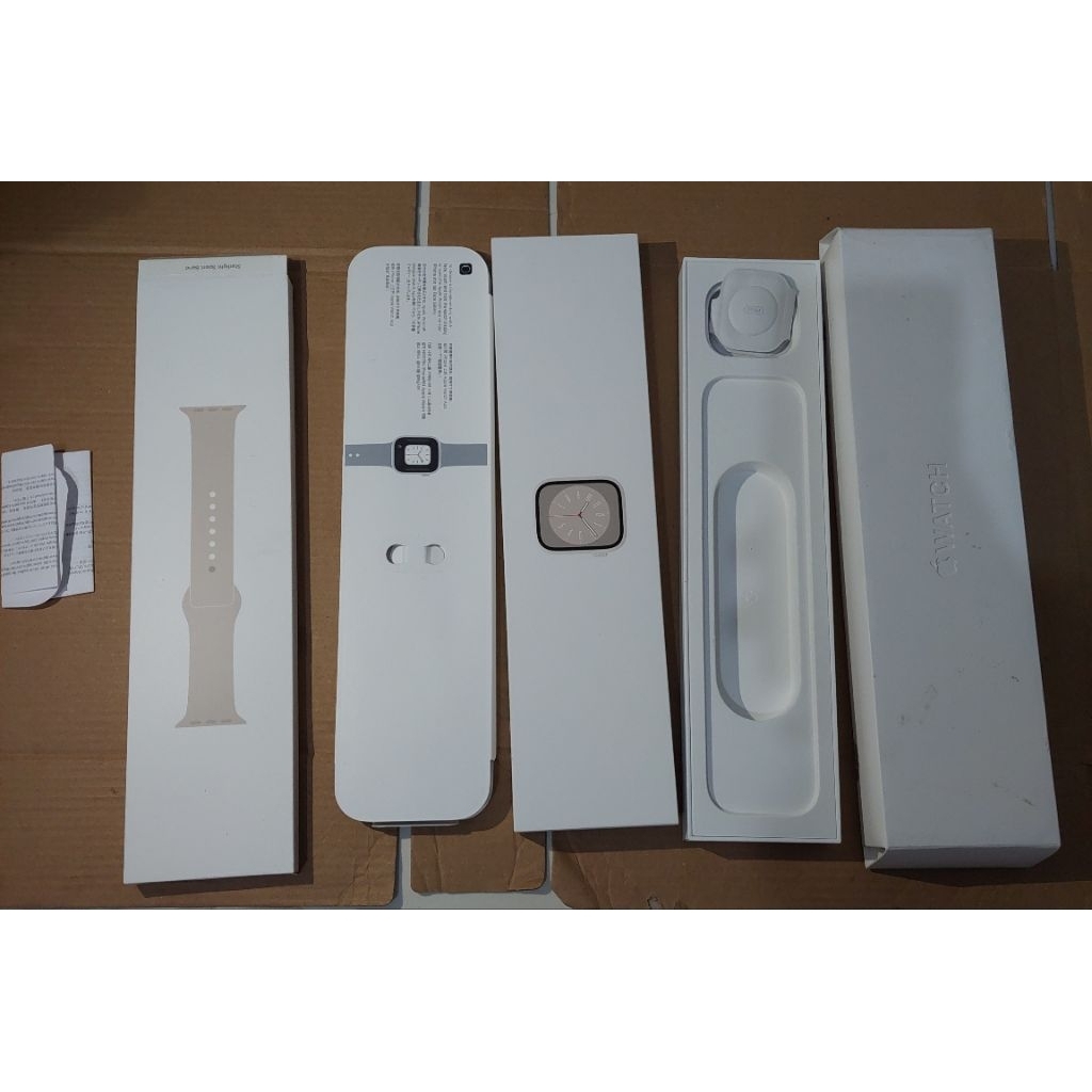 DUS BOX APPLE WATCH SERIES 8 41 MM STARLIGHT ORI COPOTAN IBOX