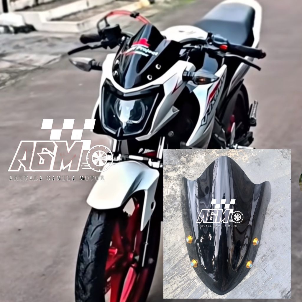 VISOR VIXION NEW 2013 - 2015 PLUS BAUT VISOR YAMAHA VIXION NEW PLUS BAUT VARIASI