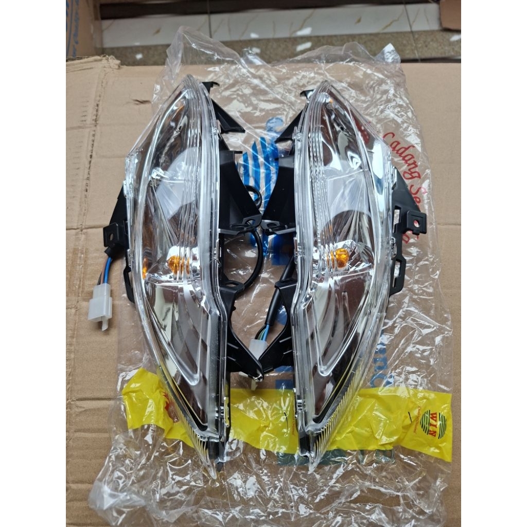 Lampu sein mio j set assy sein win original