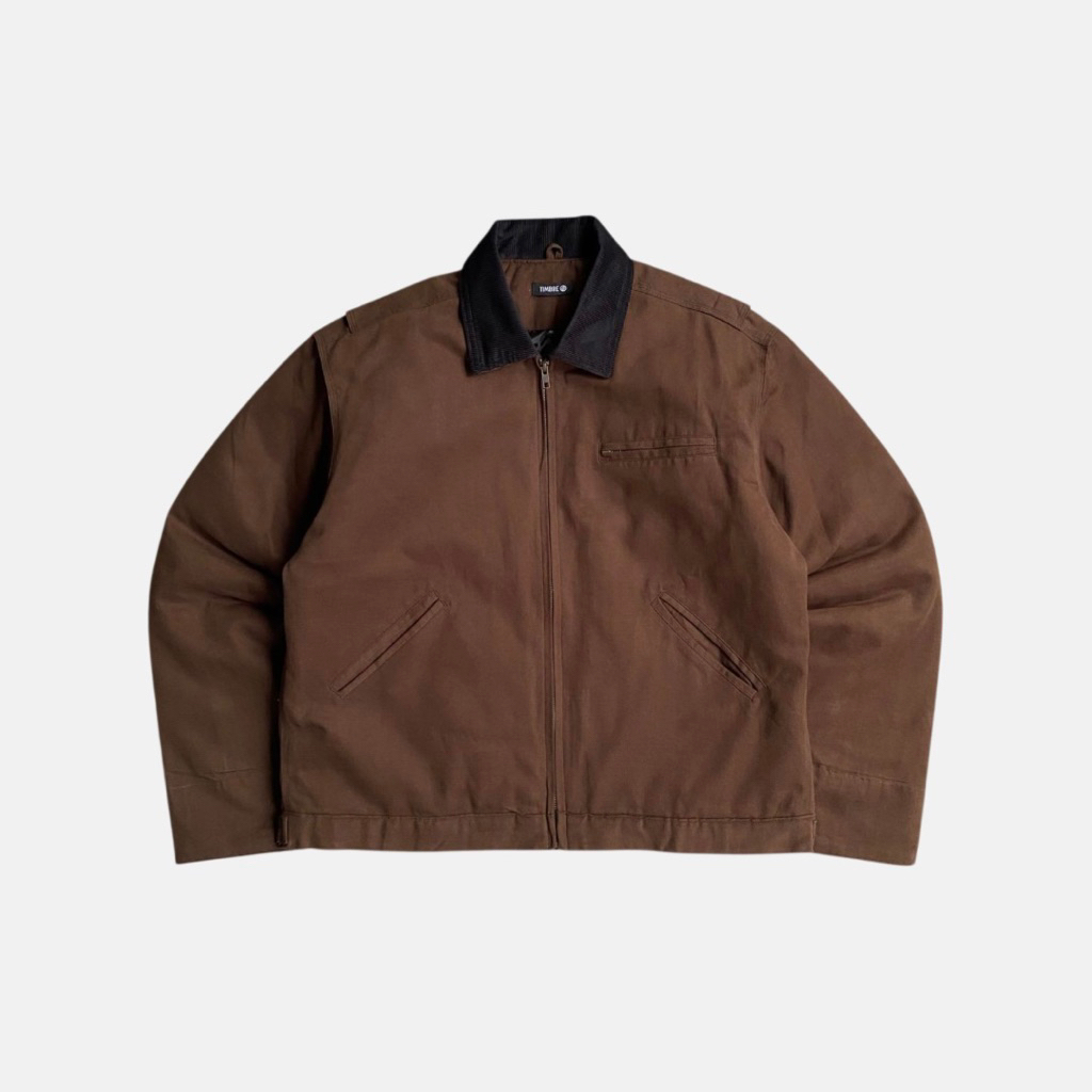 Timbre Work Jacket Quilted Brown