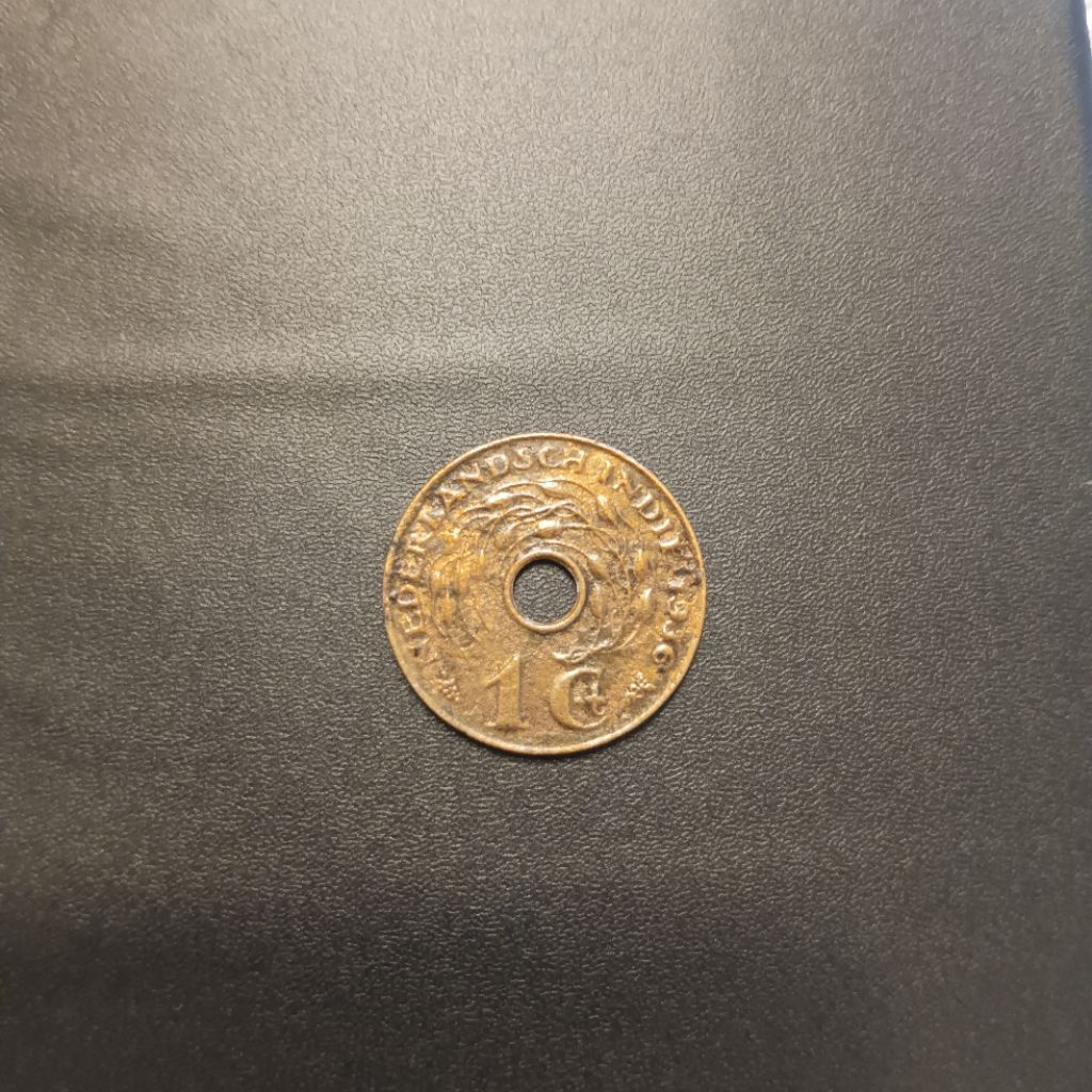 Koin 1/2 cent Nederlandsch indie tahun 1936
