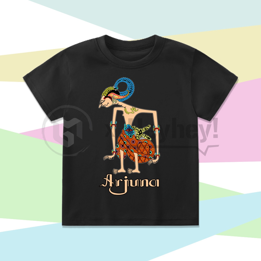 Baju Anak Kaos Anak Wayang Arjuna Wayang Kulit Kaos Anak Kesenian