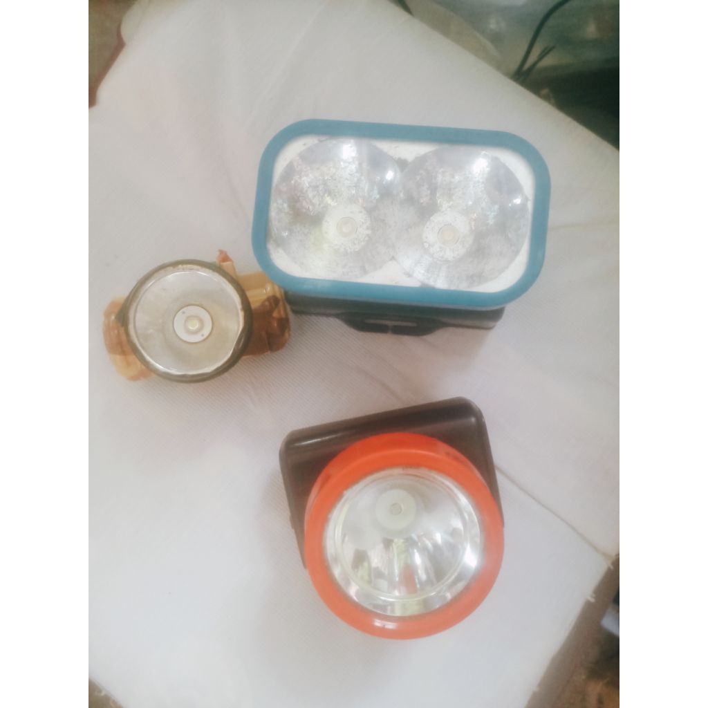 Senter/Lampu Kepala Borongan tanpa batre