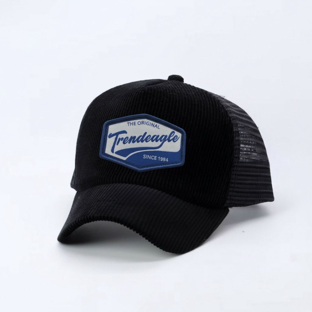 Topi Trucker Lidah Pendek / Topi Jaring Lidah Pendak / Topi Corduroi Lidah Pendek