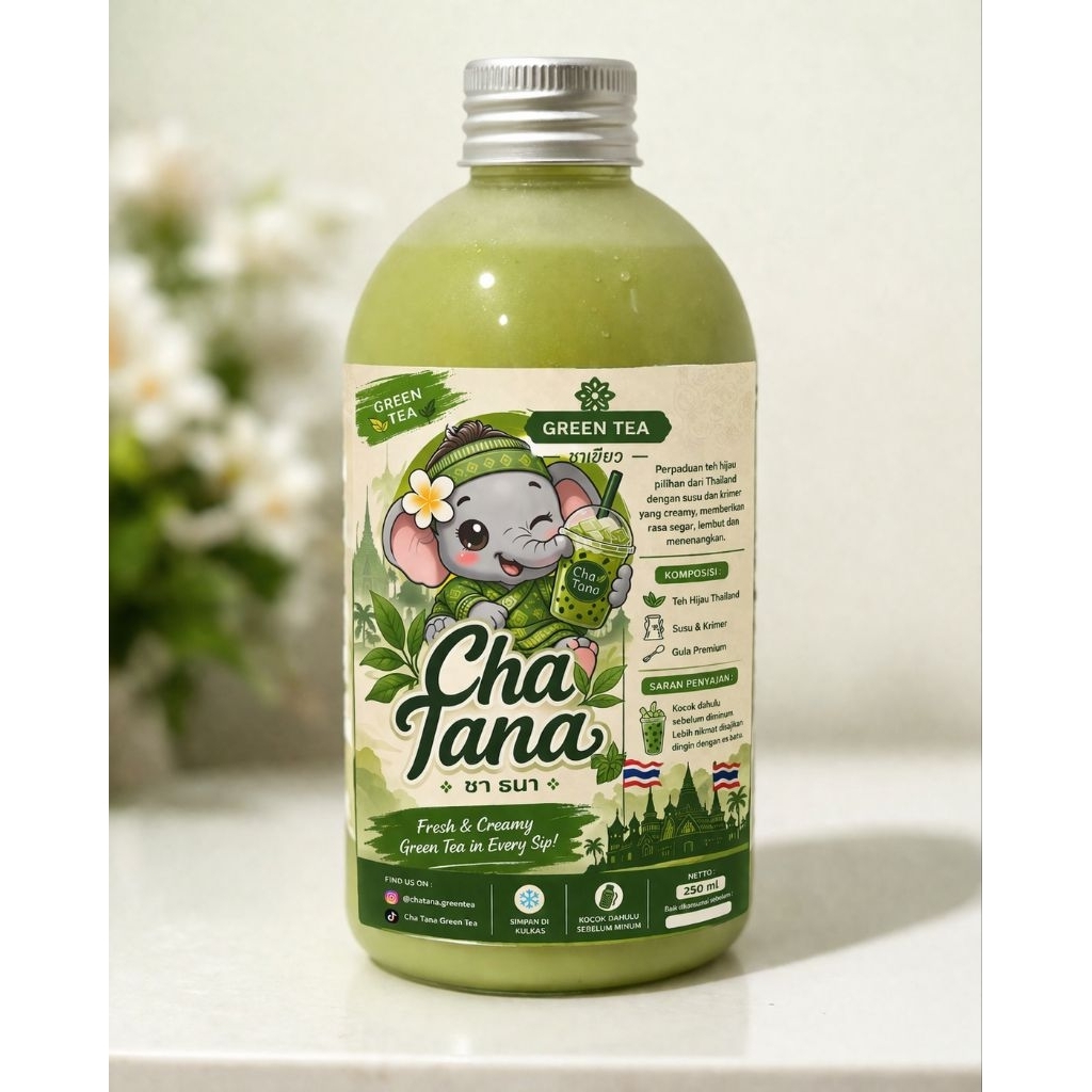 Thai Green Tea botol 250ml