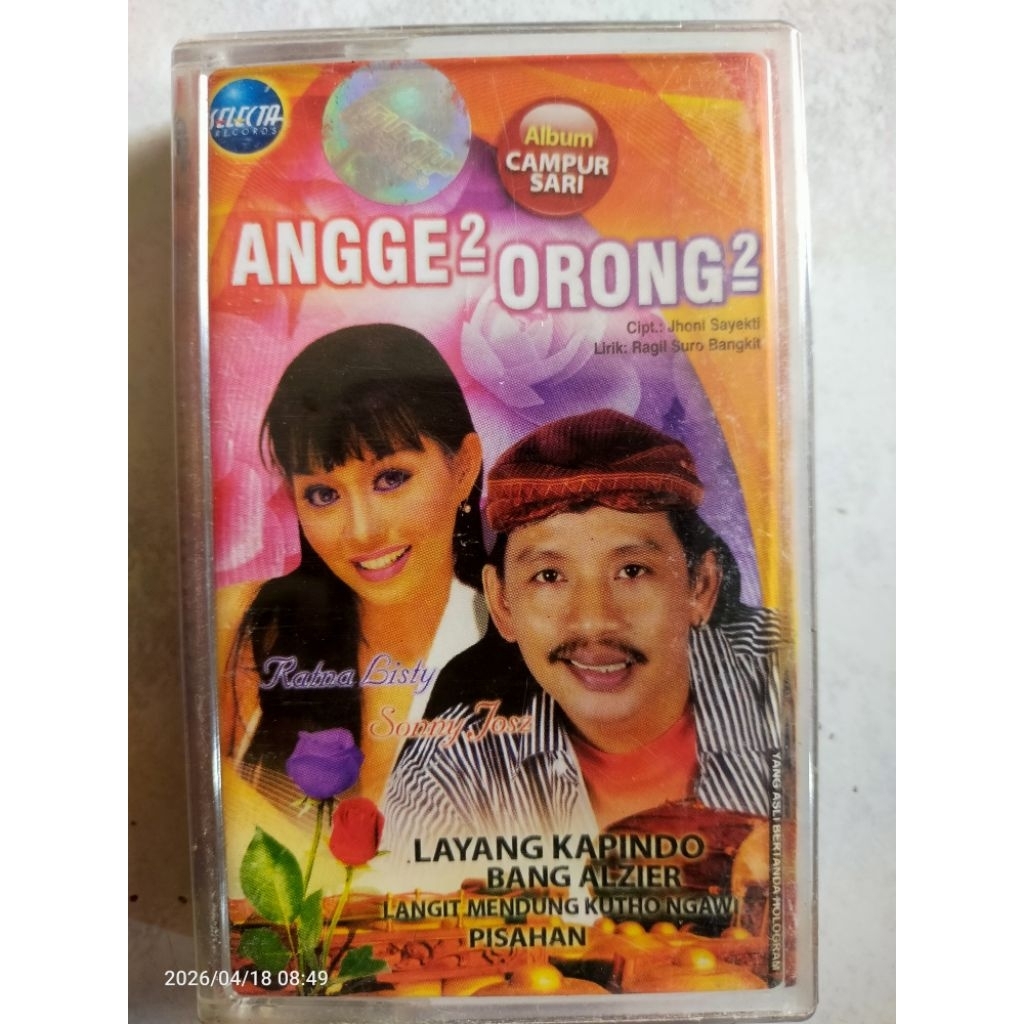 kaset pita jadul  SONNY JOSZ RATNA LISTY "Album Campur Sari"