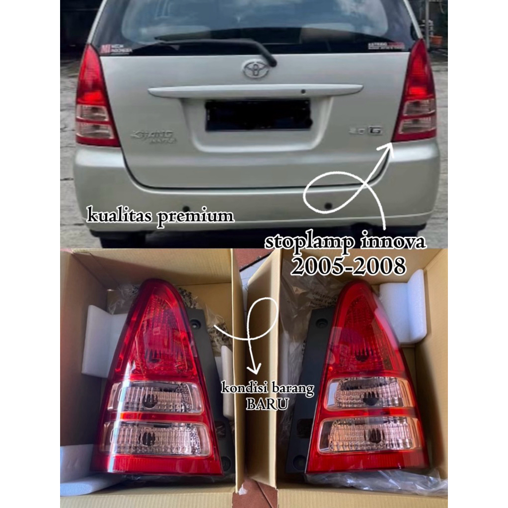 stoplamp/lampu belakang innova 2005-2008