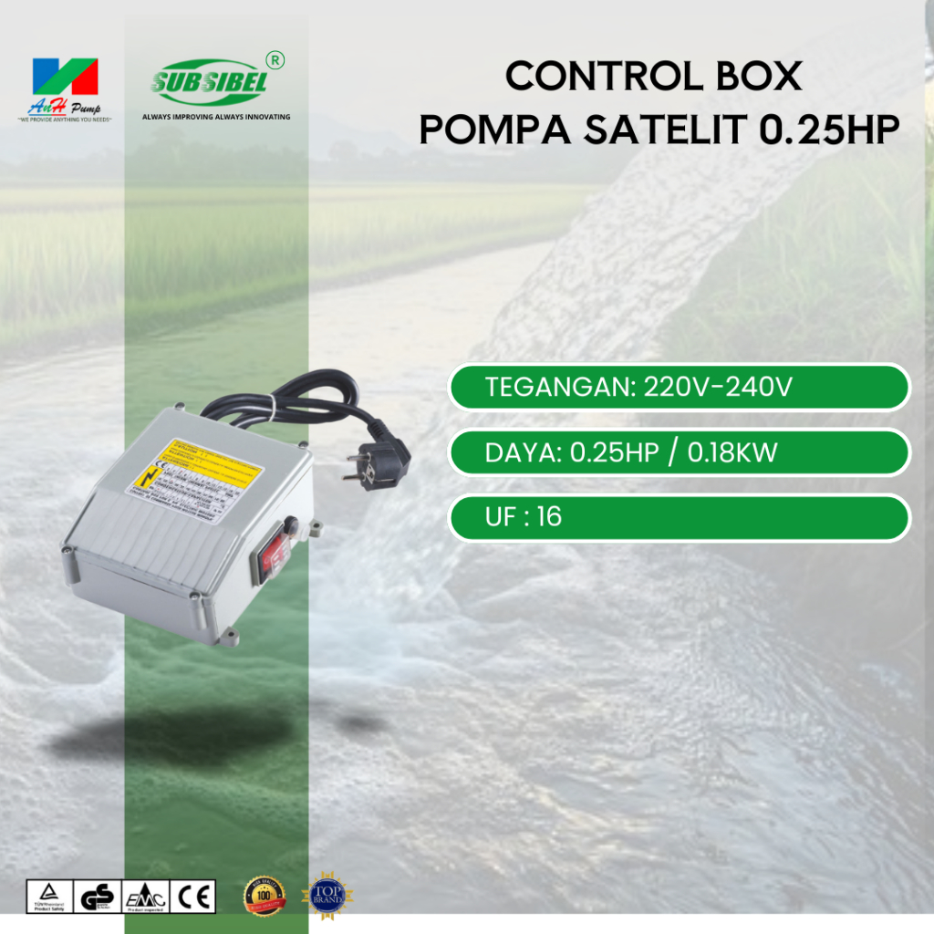 CONTROL BOX POMPA SATELIT 0.25HP - POMPA SUBMERSIBLE - ANH PUMP