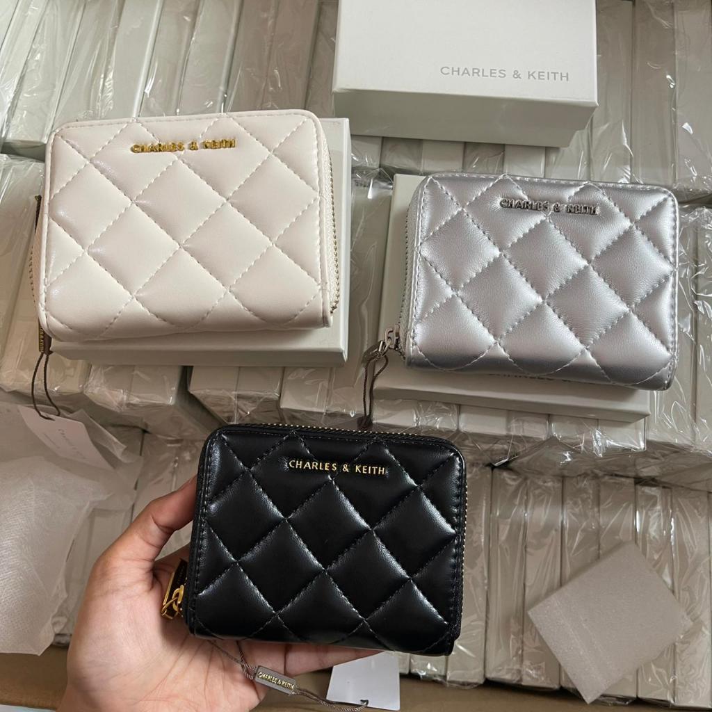 DOMPET LIPAT MINI WANITA QUILTED CK ALVA AROUND WALLET - CK678