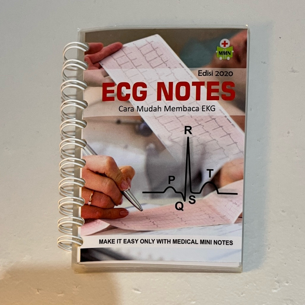 Preloved Buku MMN EKG - Mini Medical Notes EKG | Cara mudah membaca EKG - ECG Notes