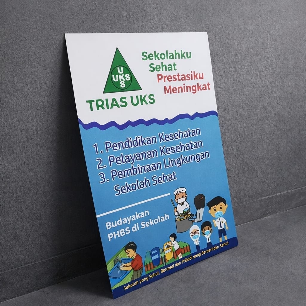 Poster Trias UKS 2 - Poster Trias UKS untuk Sekolah, Poster Kesehatan