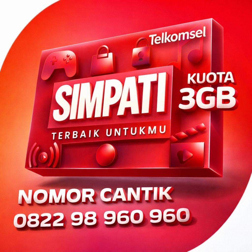 KARTU PERDANA NOMOR CANTIK TELKOMSEL LITE 2 BONUS KUOTA 3GB