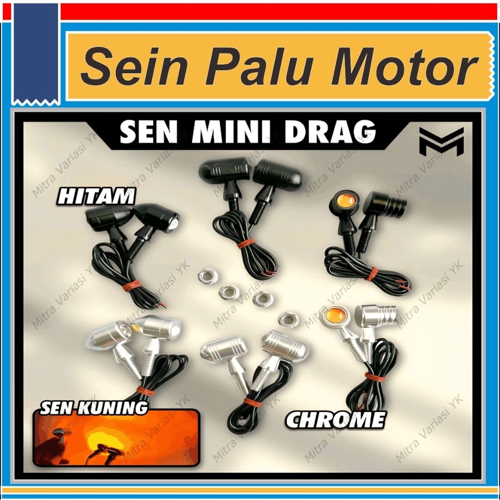 LAMPU SEIN LED MATA ELANG MOTOR MODEL PALU LANCIP DRAG MINI