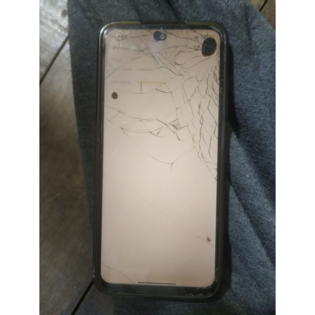 Lcd Redmi 10 2022 minus retak tompel