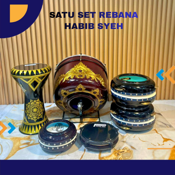 Rebana Hadroh 1 set Kualitas super