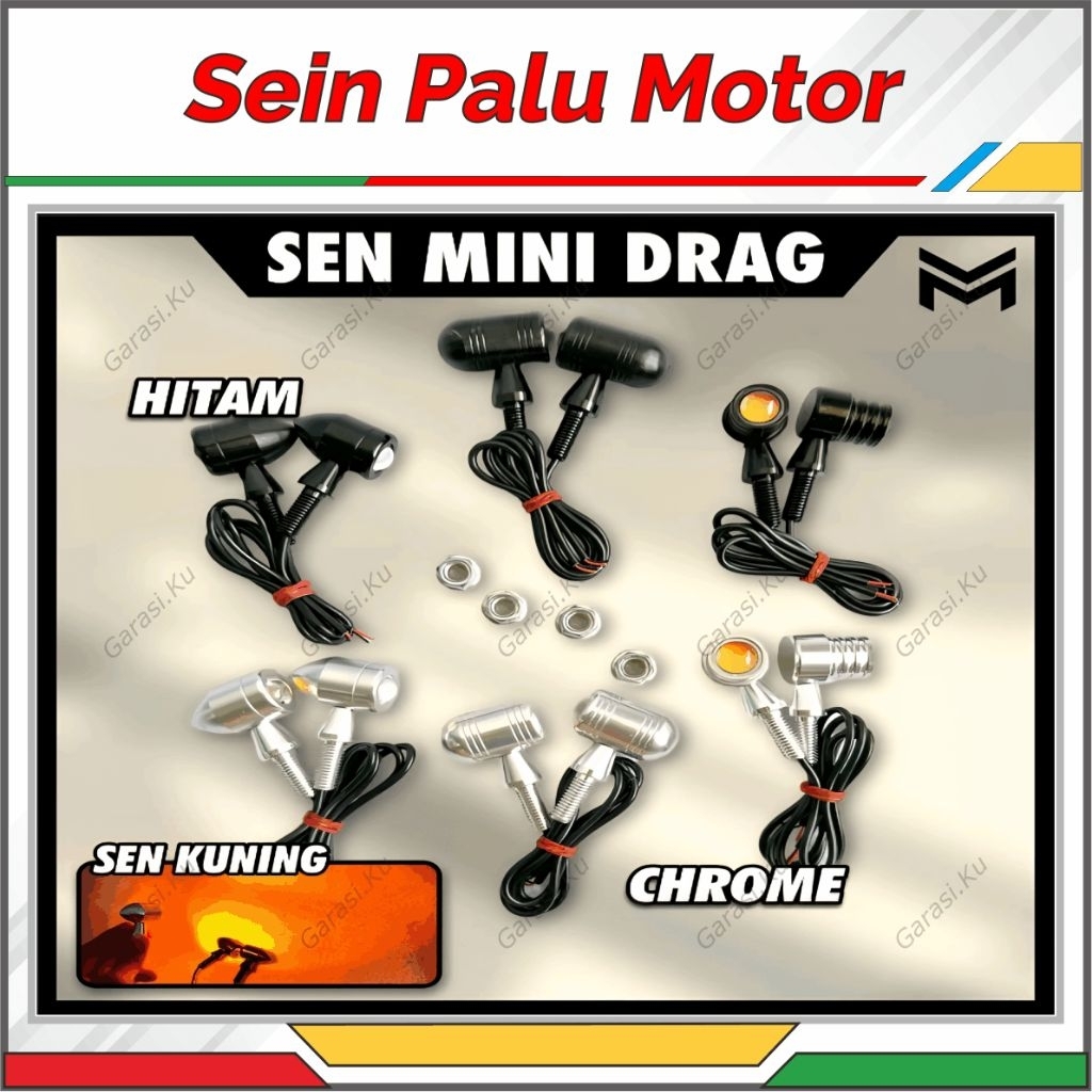 LAMPU SEIN LED MATA ELANG MOTOR MODEL PALU LANCIP DRAG MINI